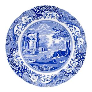 Spode Blue Italian buffétallrik 30 cm blå/vit