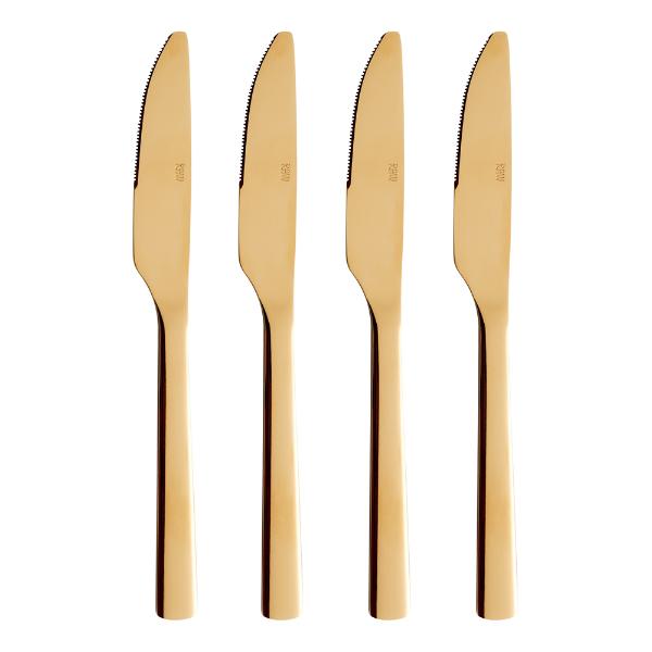 RAW Matkniv 4-pack Guld