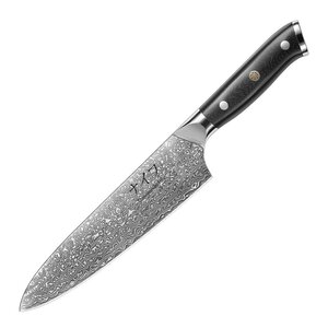 Damaskus by Haws Kockkniv 33,5 cm svart