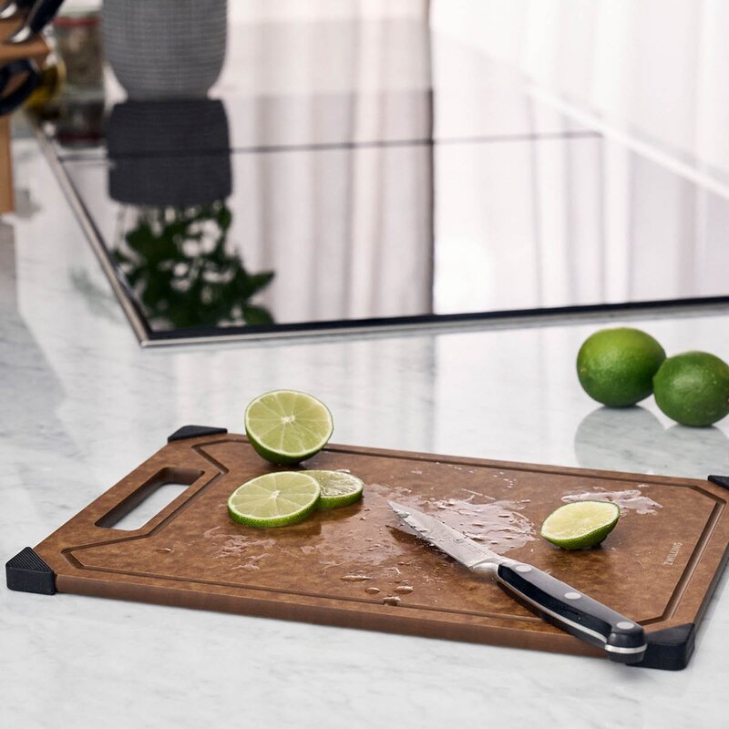 Zwilling Skärbräda 37x25 cm träfiber brun