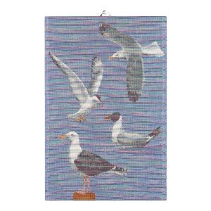 Ekelund Måsar Handduk 40x60 cm Blå