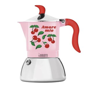 Bialetti Mercato Della Frutta espressokanna 2 koppar induktion rosa