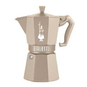 Bialetti Moka Exclusive espressobryggare 6 koppar 27 cl desert