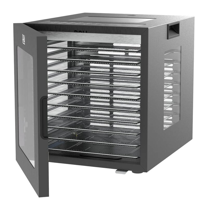 RAW Dehydrator med 10 hyllor RAWDH10 svart