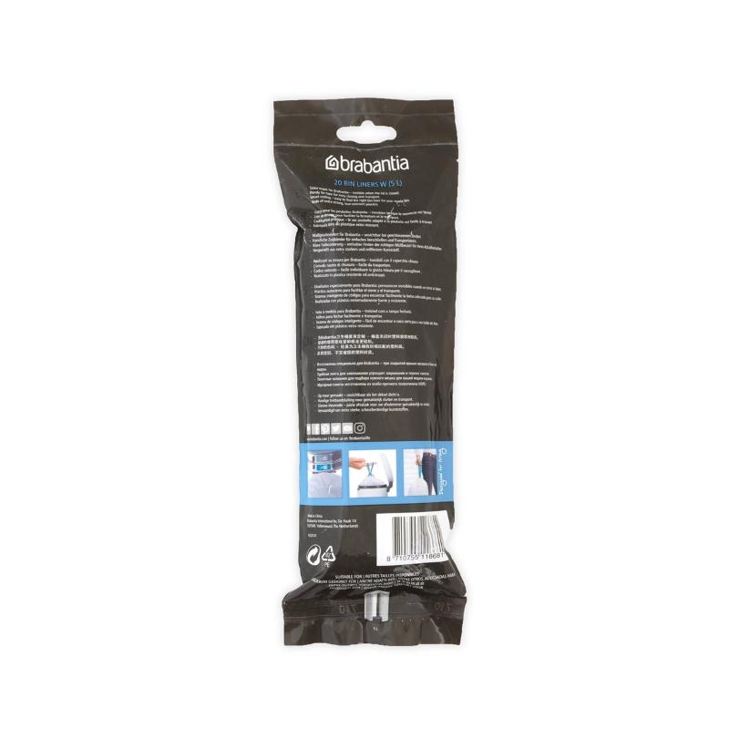 Brabantia Soppåse 5L (E) Vit
