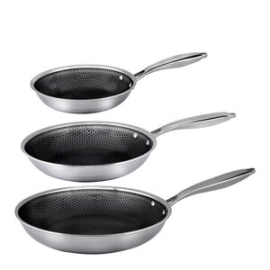 Haws Santo stekpanna 3 delar 20+24+28 cm stål/svart