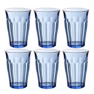 Duralex Picardie vattenglas 36 cl 6-pack marinblå