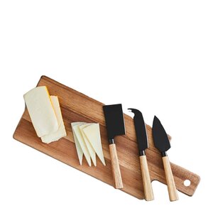 Haws Santo ostset med 3 knivar och skärbräda