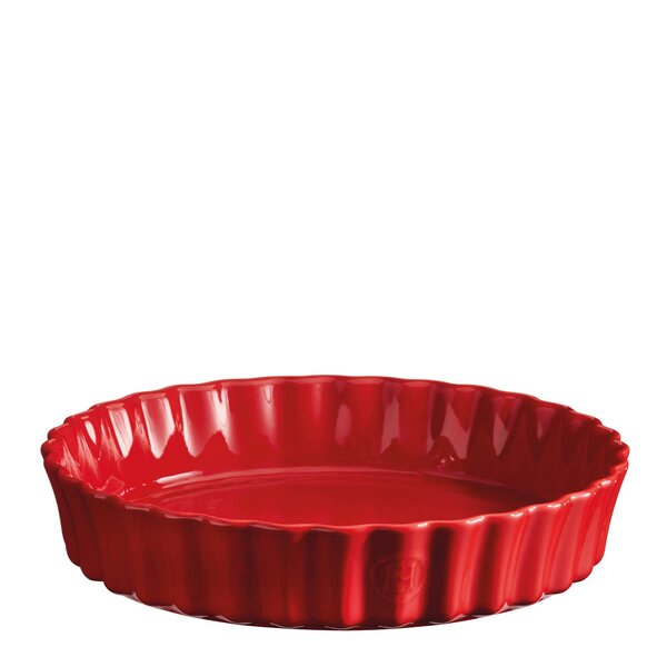 Emile Henry Pajform 24 cm röd