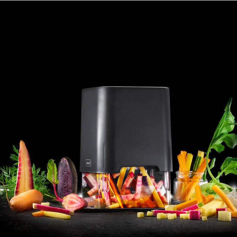 Lurch Kubus tärnings- och stavhackare för frukt och grönsaker