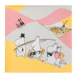 MoominArabia Mumin servett 33x33 cm 20-pack Familjemys
