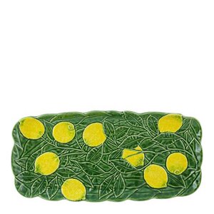 Bordallo Pinheiro Citron kakfat 43 cm citrongul/grön
