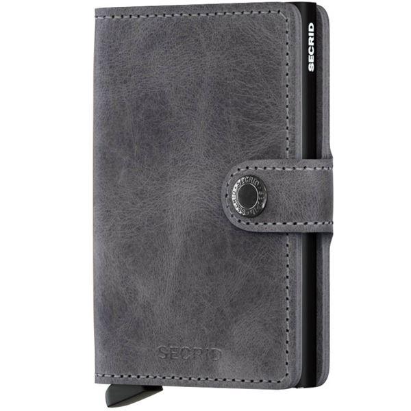 Miniwallet plånbok 6,5×10 cm grå