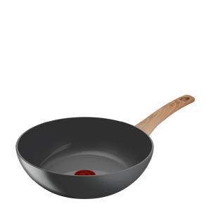 Tefal Renew wokpanna 28 cm grå