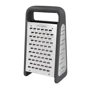 Microplane Professional rivjärn Box Grater PureCut 5-i-1 mörkgrå