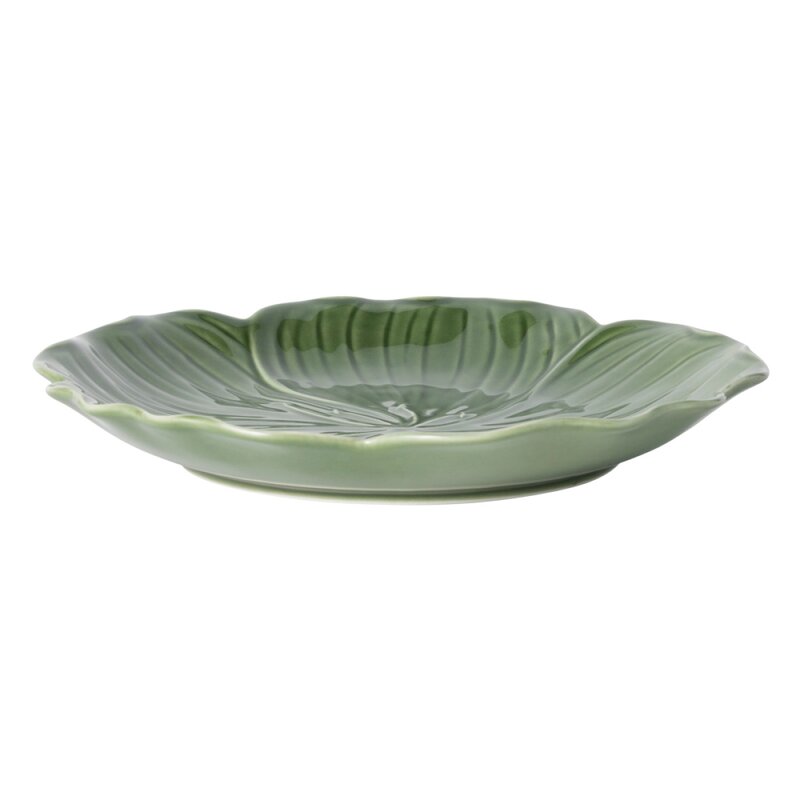 Stiernholm Flora tallrik 25 cm grön