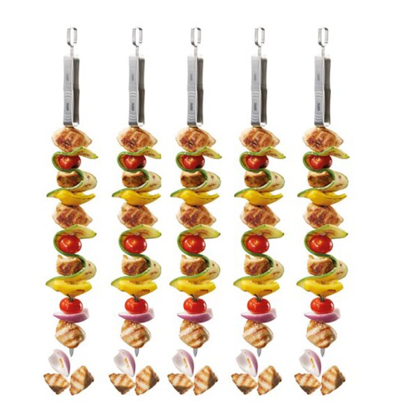 Gefu BBQ grillspett 45,2 cm 5-pack stål