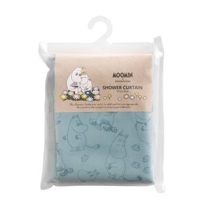 Dsignhouse x Moomin Mumin duschdraperi 180x200 cm blå