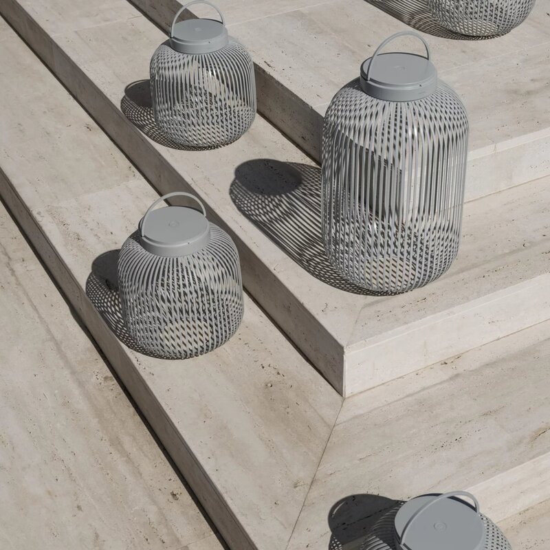 Blomus Lito LED-lampa L 49 cm granite gray