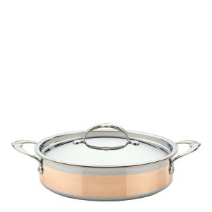 Hestan Copperbond Sautépanna med lock 3,3 L Koppar