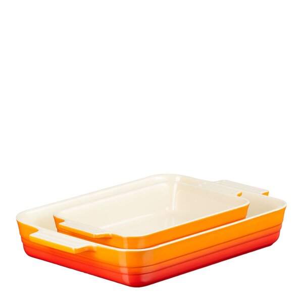Le Creuset Ugnsformset Stengods 25+32 cm volcanic