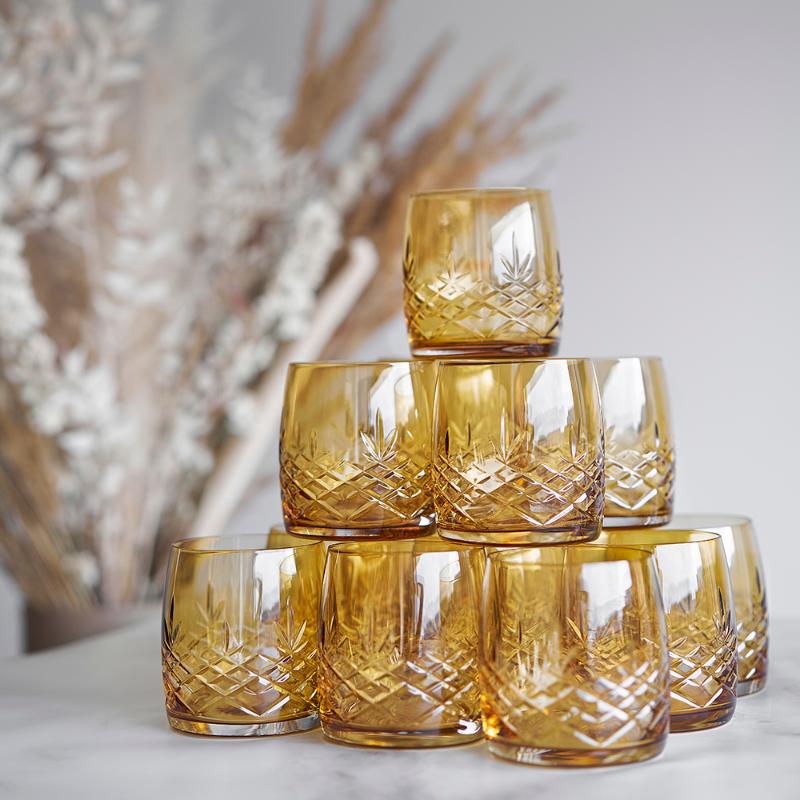 Frederik Bagger Crispy Aqua Glas 23 cl 2-pack Citrine