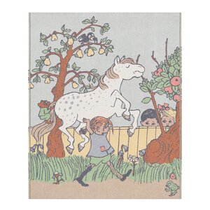 Ekelund Pippi pläd 140x170 cm Päronsprång