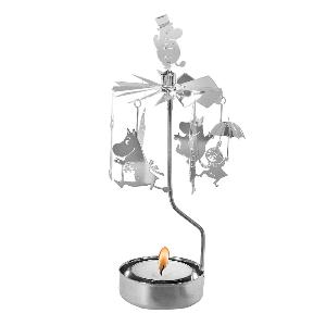 Pluto Muminfamilj änglaspel 17 cm silver
