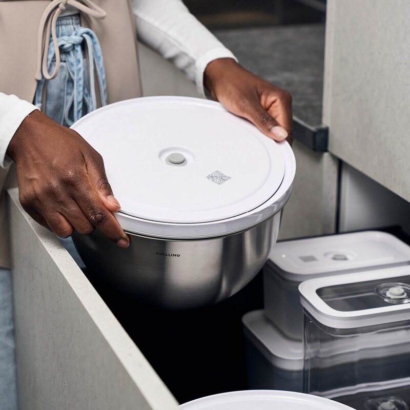 Zwilling Fresh & Save vakuumskål L med lock 4 L 24 cm rostfritt stål