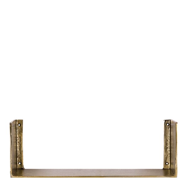 House Doctor Boxie vägghylla i aluminium 50x18 cm guldfinish