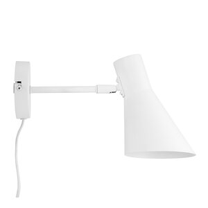 Dyberg Larsen DL12 vägglampa 20 cm vit