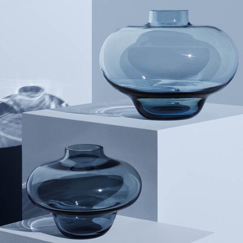 Kosta Boda Kappa Vas 21 cm cirkulärt glas