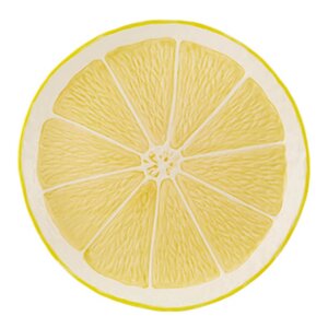 Bordallo Pinheiro Citron tallrik 33 cm citrongul