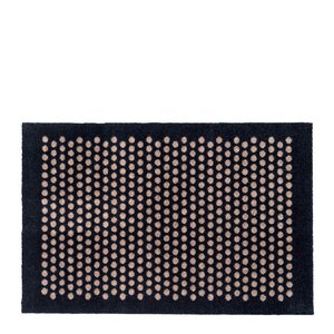 Tica Copenhagen Dot golvmatta 90x60 cm svart/sand