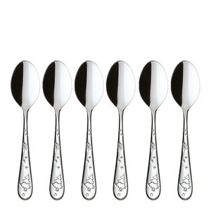 Villeroy & Boch Toy-s Delight teskedsset med julmotiv 6-pack stål