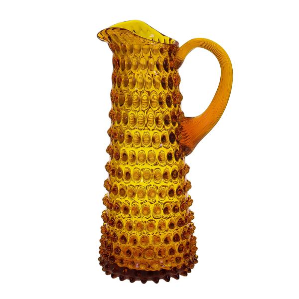Hobnail Karaff Hög 1 L Amber