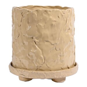 ByOn Muddy L kruka 23x23,5 cm beige