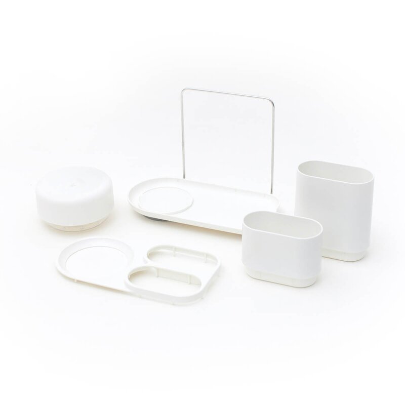 Bosign Do-Dish diskmedelspump & diskställ 16 cm vit