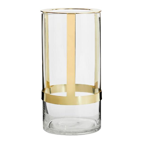 Hold Vas justerbar 28x15 cm Guld