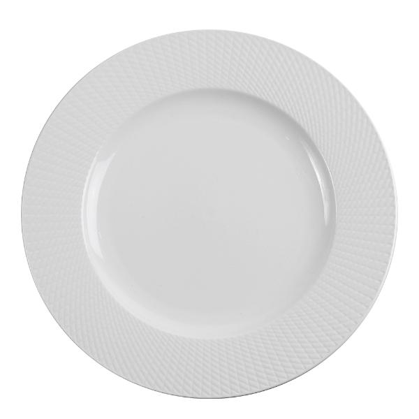 Exxent Victoria Assiett flat 17 cm vit