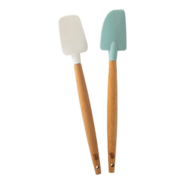 Nordic Ware Minislickepott i silikon/bokträ 2-pack