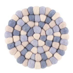 Fanni K Pihla grytunderlägg 20 cm blå