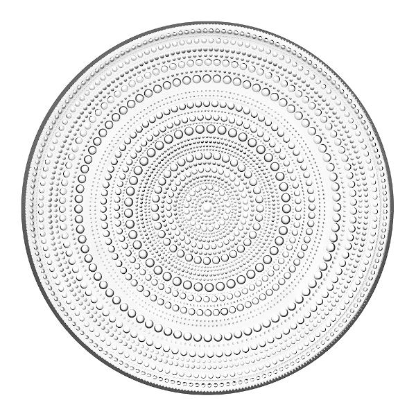 Kastehelmi Tallrik flat 31,5 cm Klar