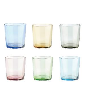 Aida Café Vattenglas 34,5 cl 6-pack multi