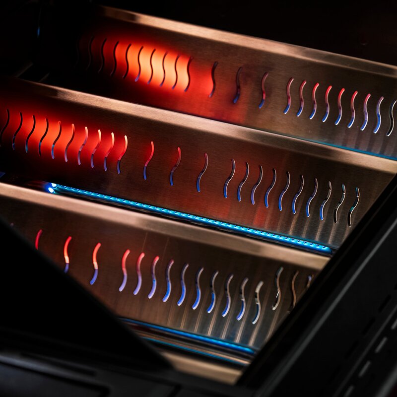 Rösle AllFlame Hero 6 gasolgrill 28000W svart