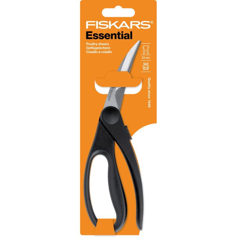 Fiskars Essential Fågelsax 23 cm Svart