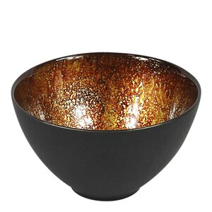 Nybro Crystal Lizzy Skål 21 cm Svart/Lava