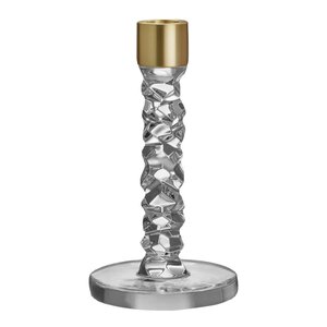 Orrefors Carat ljusstake 18,3 cm guld