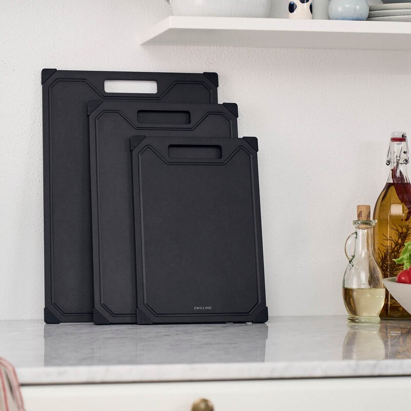 Zwilling Skärbräda 31x21 cm träfiber svart