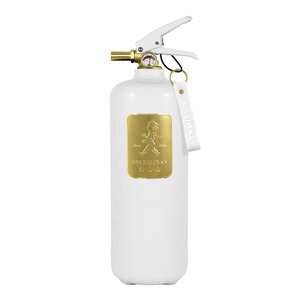 SOLSTICKAN Brandsläckare 2 kg Vit/Guld